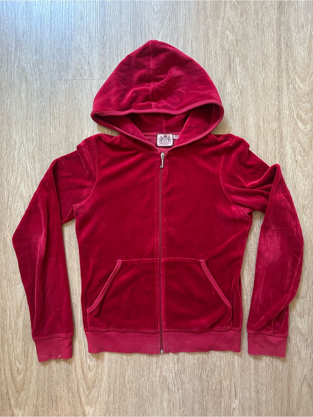 Signature Velour Zip Up Hoodie